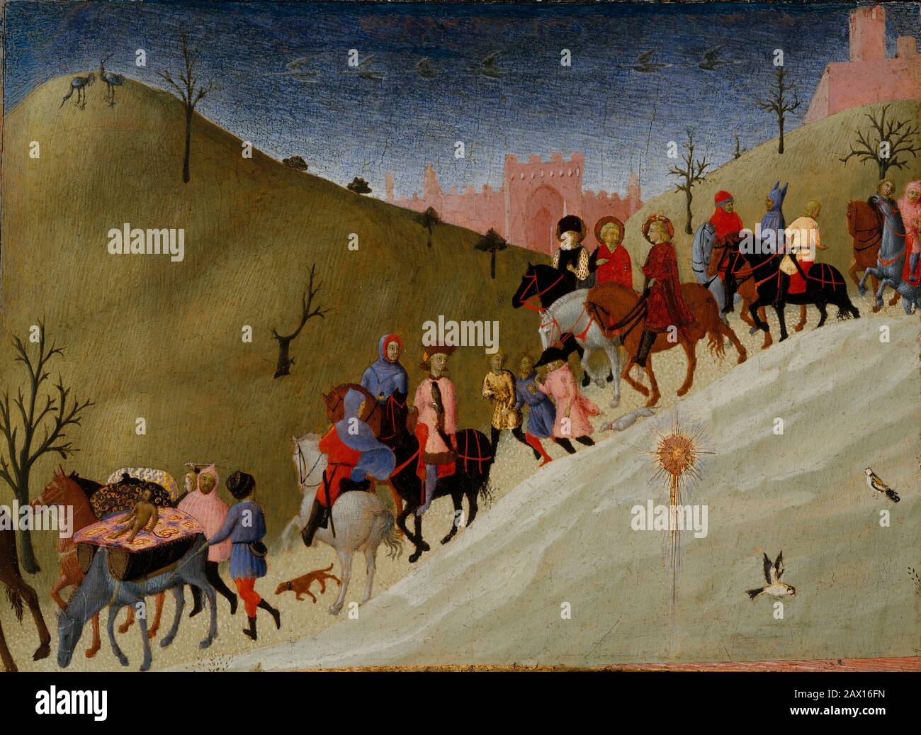 The Journey of the Magi, ca. 1433-35. Stock Photo