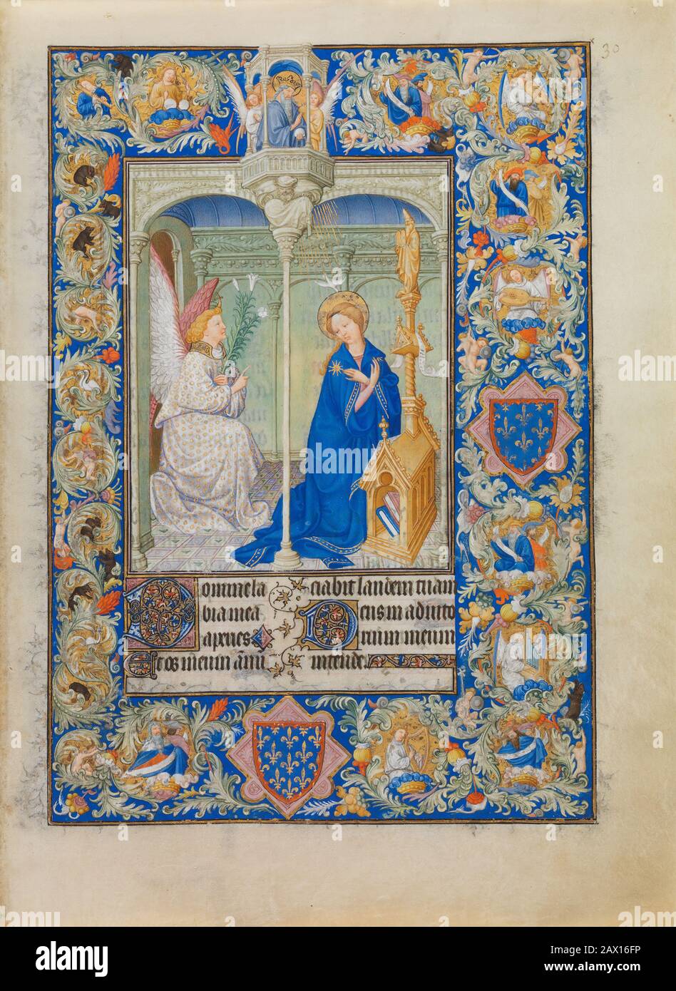 The Belles Heures of Jean de France, duc de Berry, 1405-1408/1409. Stock Photo