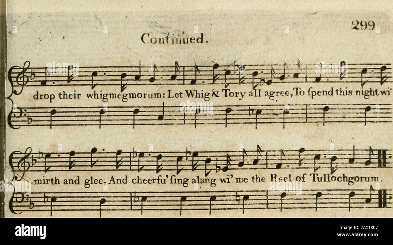 The Scots Musical Museum Humbly Dedicated To The Catch Club Instituted At Edinr June 1771 By James Johnson Hlll Lru Mn Wf W Swem 3e M Lory All Agvee Whig Tory1whig Tory Whig Tory All A Gree To