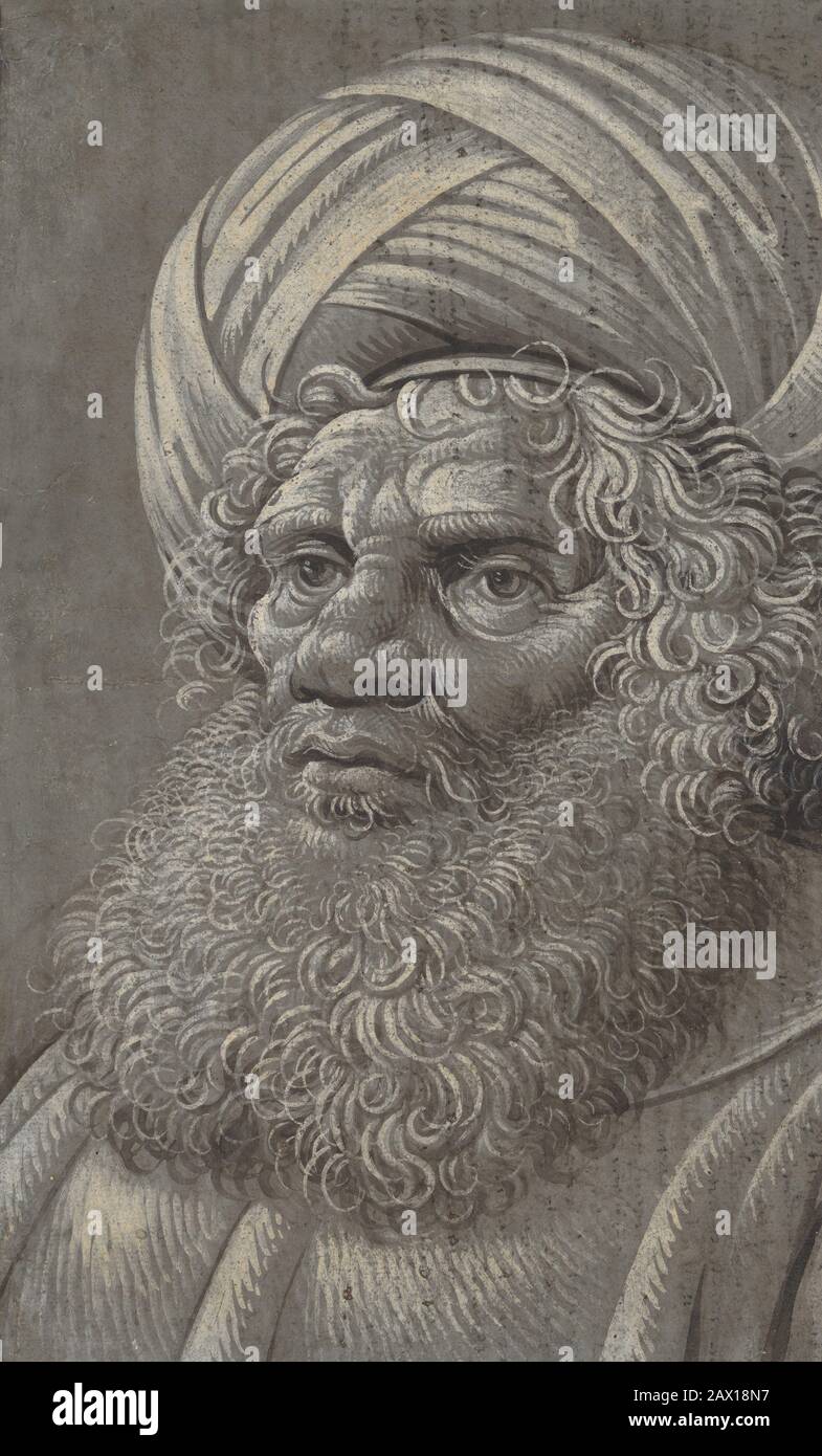 Head Bearded Man Wearing Turban High Resolution Stock Photography And Images Alamy