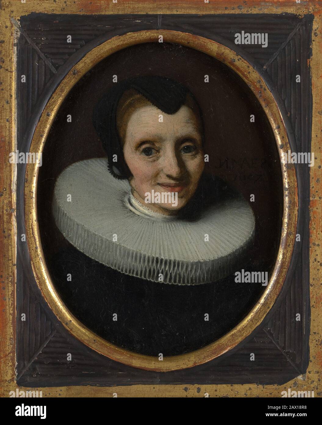 Portrait of a Woman, 1657. Stock Photo