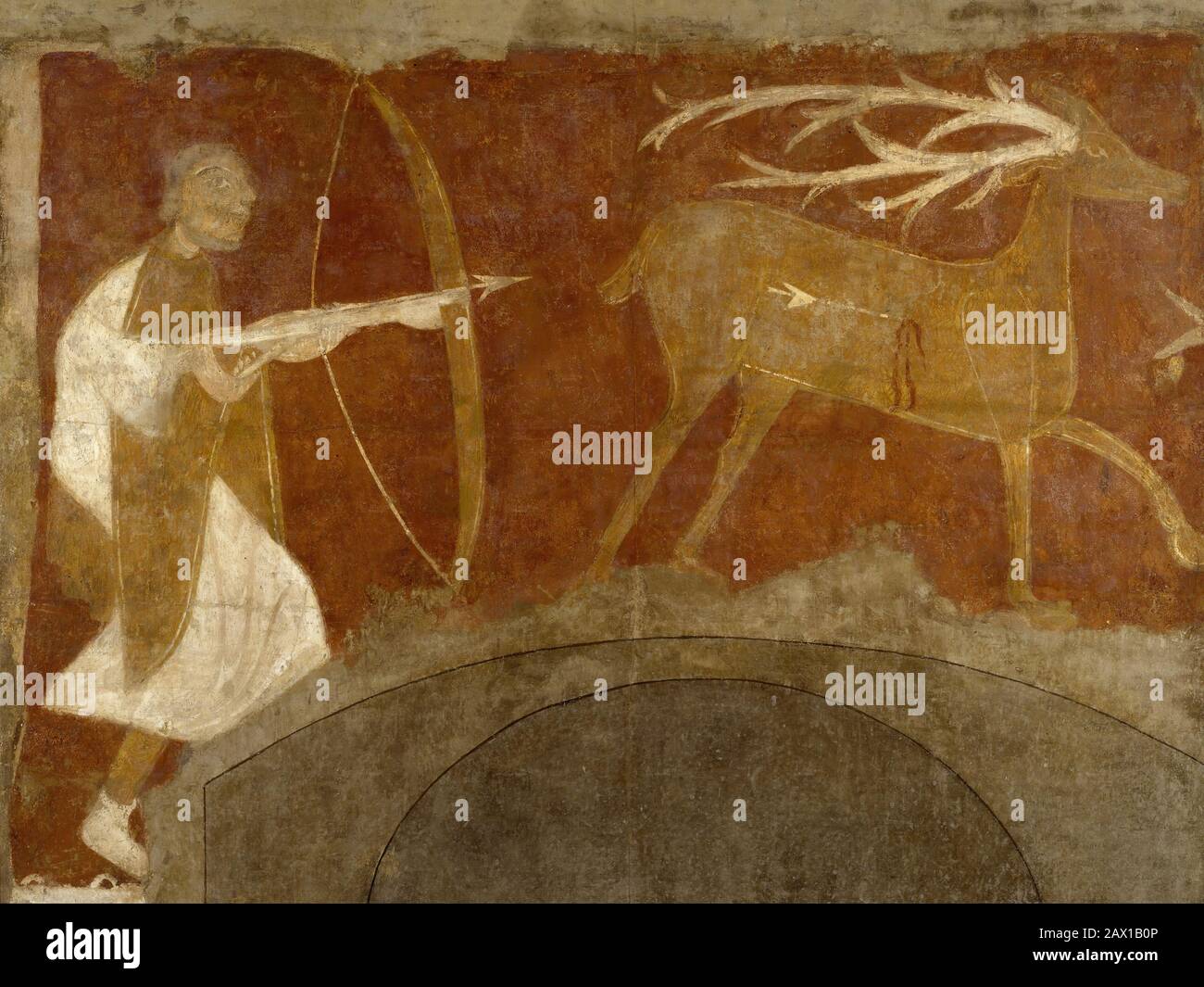 Hunting Scene, first half 12th century (possibly 1129-34 Stock Photo ...
