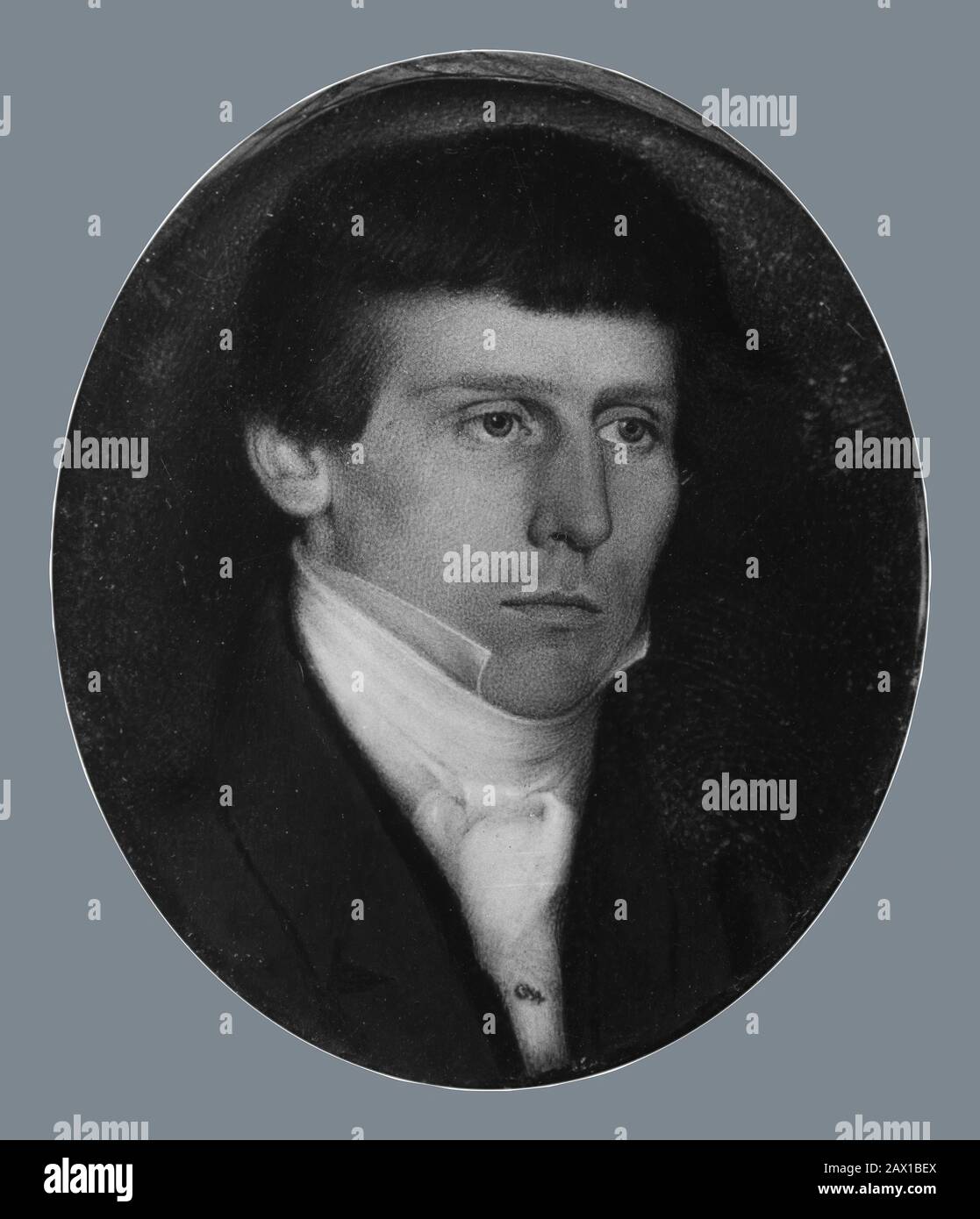 Henry Leighton, ca. 1820. Stock Photo
