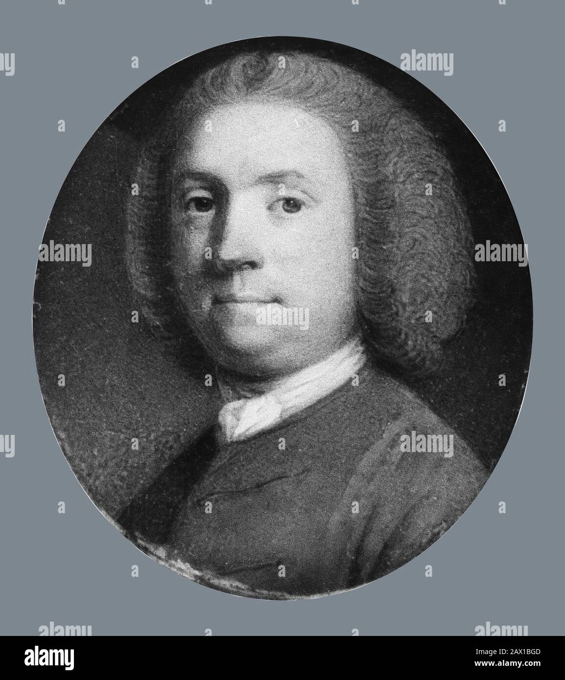 John Isham, 1750. John Isham of Barnstable, Massachusetts (1721-1802), moved to Colchester, Connecticut, in 1746. His uncle (1691-ca. 1773), who moved to Windsor, Connecticut, in 1740, was also named John Isham. Stock Photo