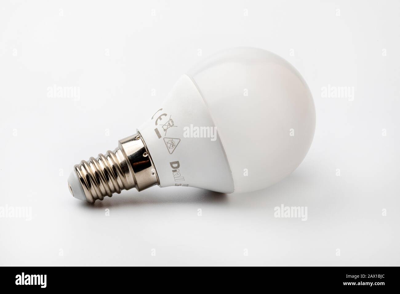 An energy saving light bulb. Stock Photo