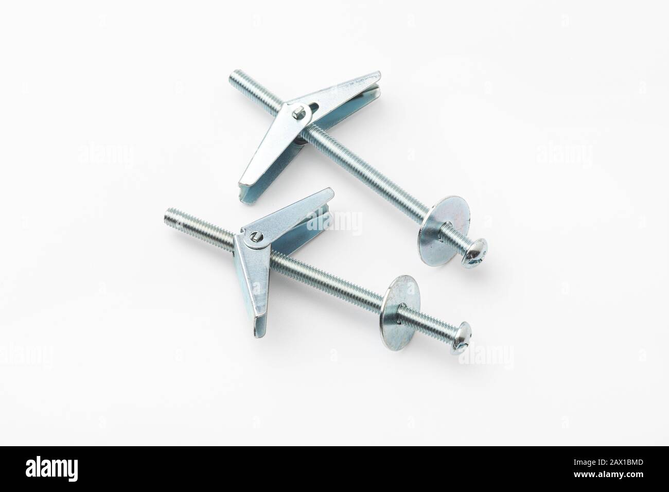 Spring loaded cavity wall fixings Stock Photo Alamy