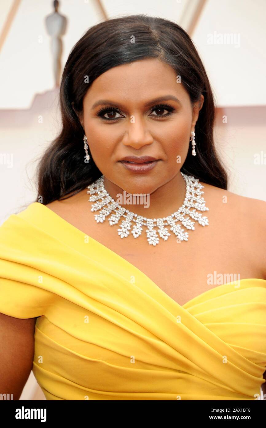 Los Angeles, USA. 09th Feb, 2020. Mindy Kaling at the 2020/92nd Annual