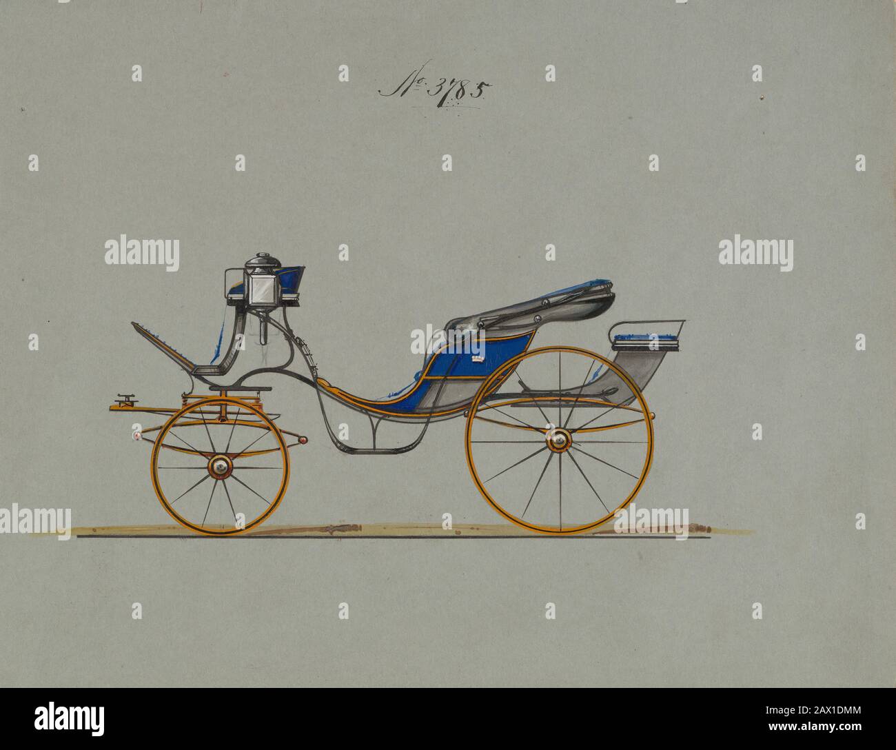 France Paris Urban Transports Horse Converted Automobile Old Photo