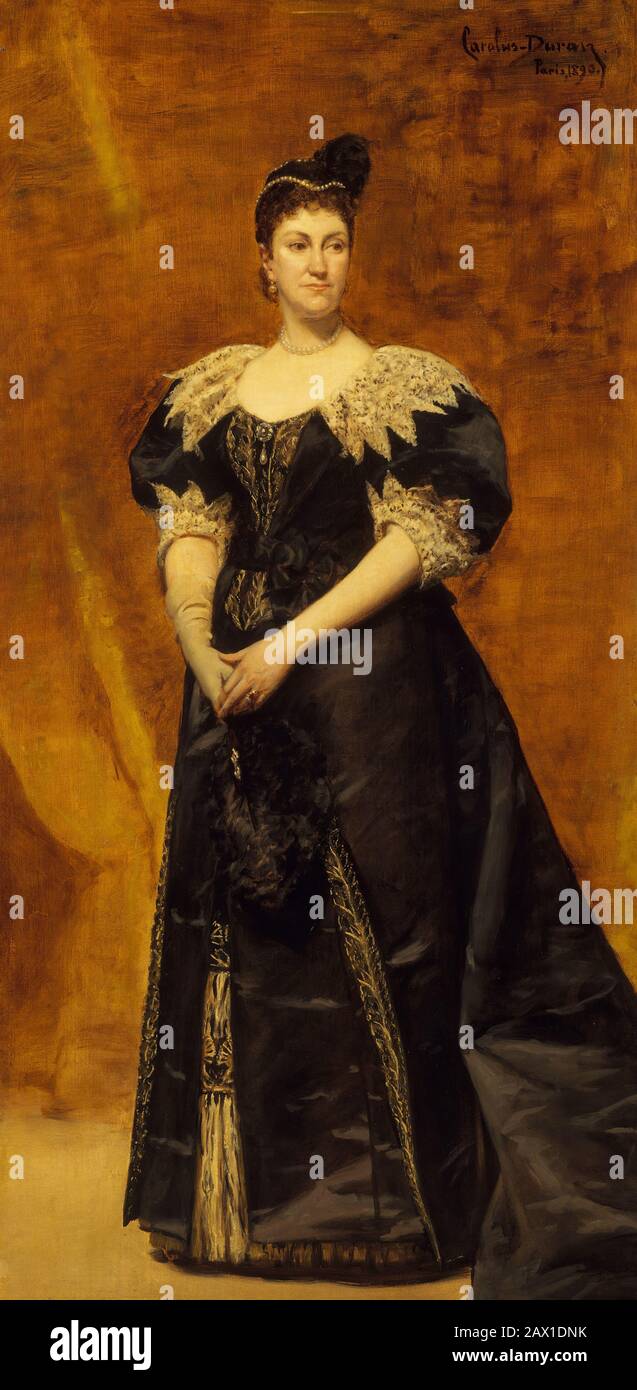Mrs. William Astor (Caroline Webster Schermerhorn, 1831-1908), 1890. Stock Photo