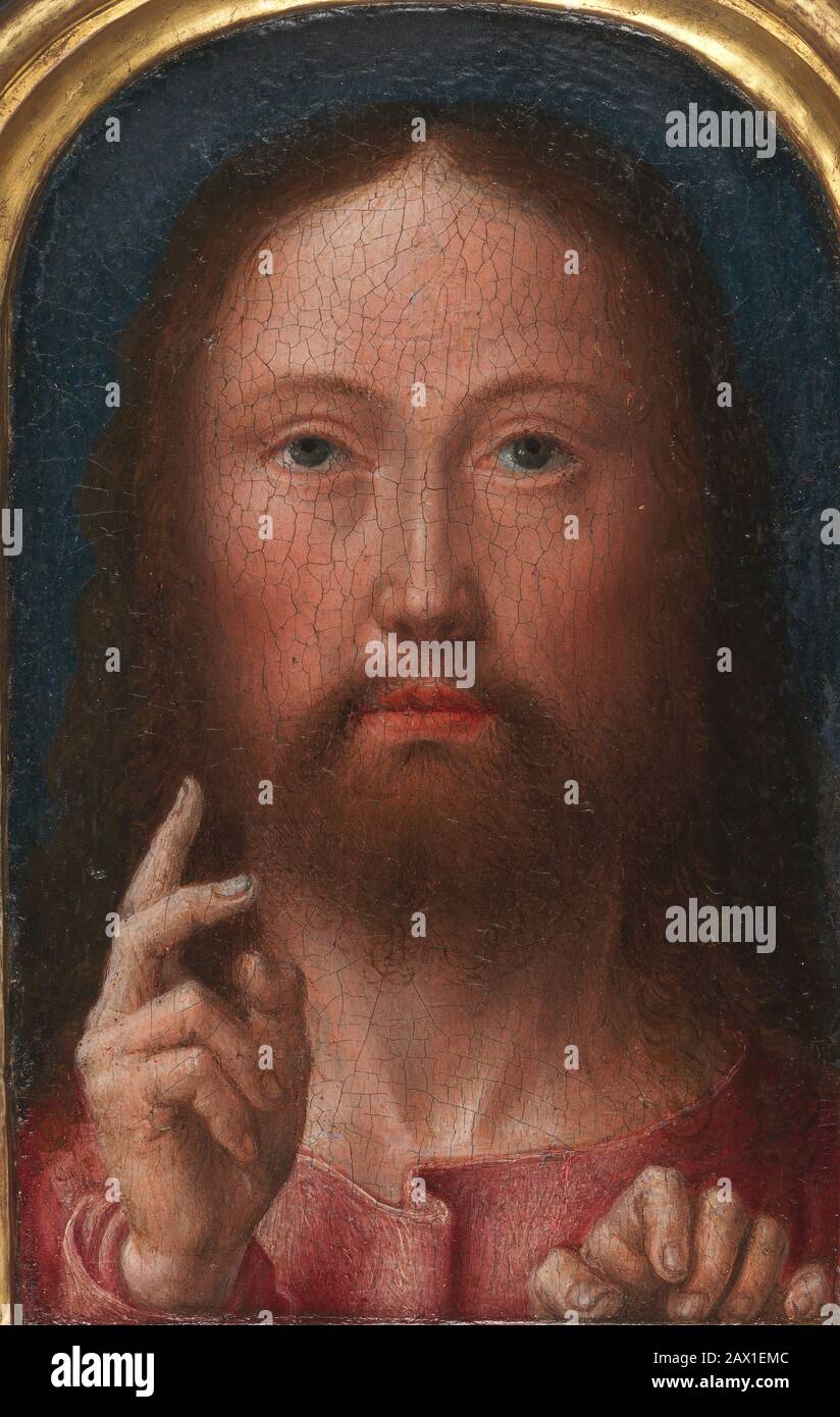 Christ Blessing, ca. 1500-1505 Stock Photo - Alamy