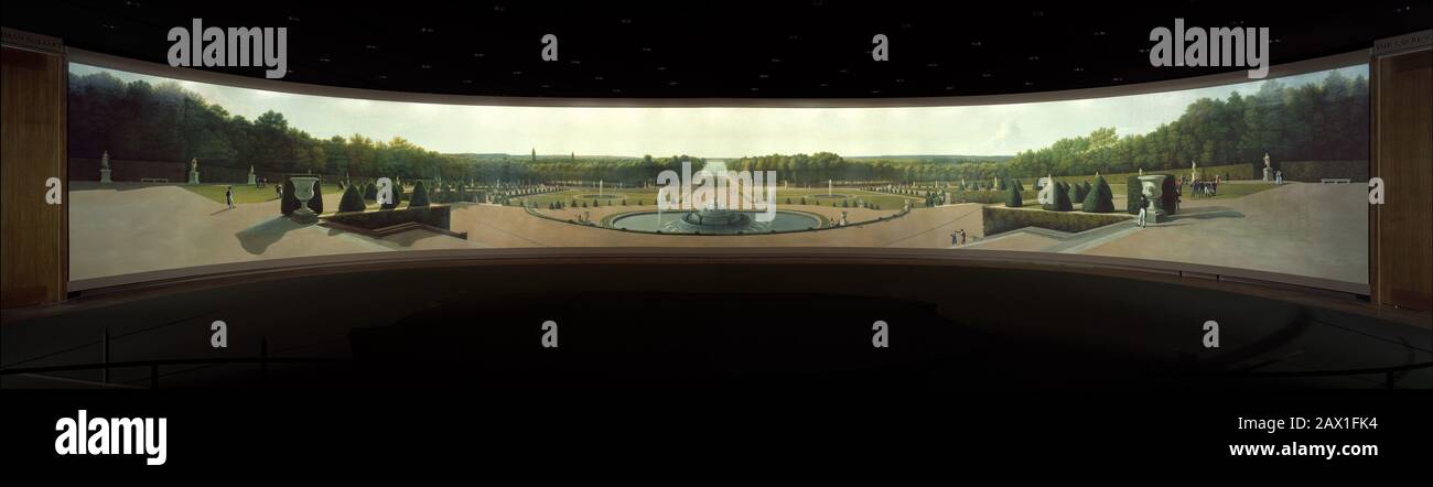 Versailles palace garden symmetry hi-res stock photography and images ...