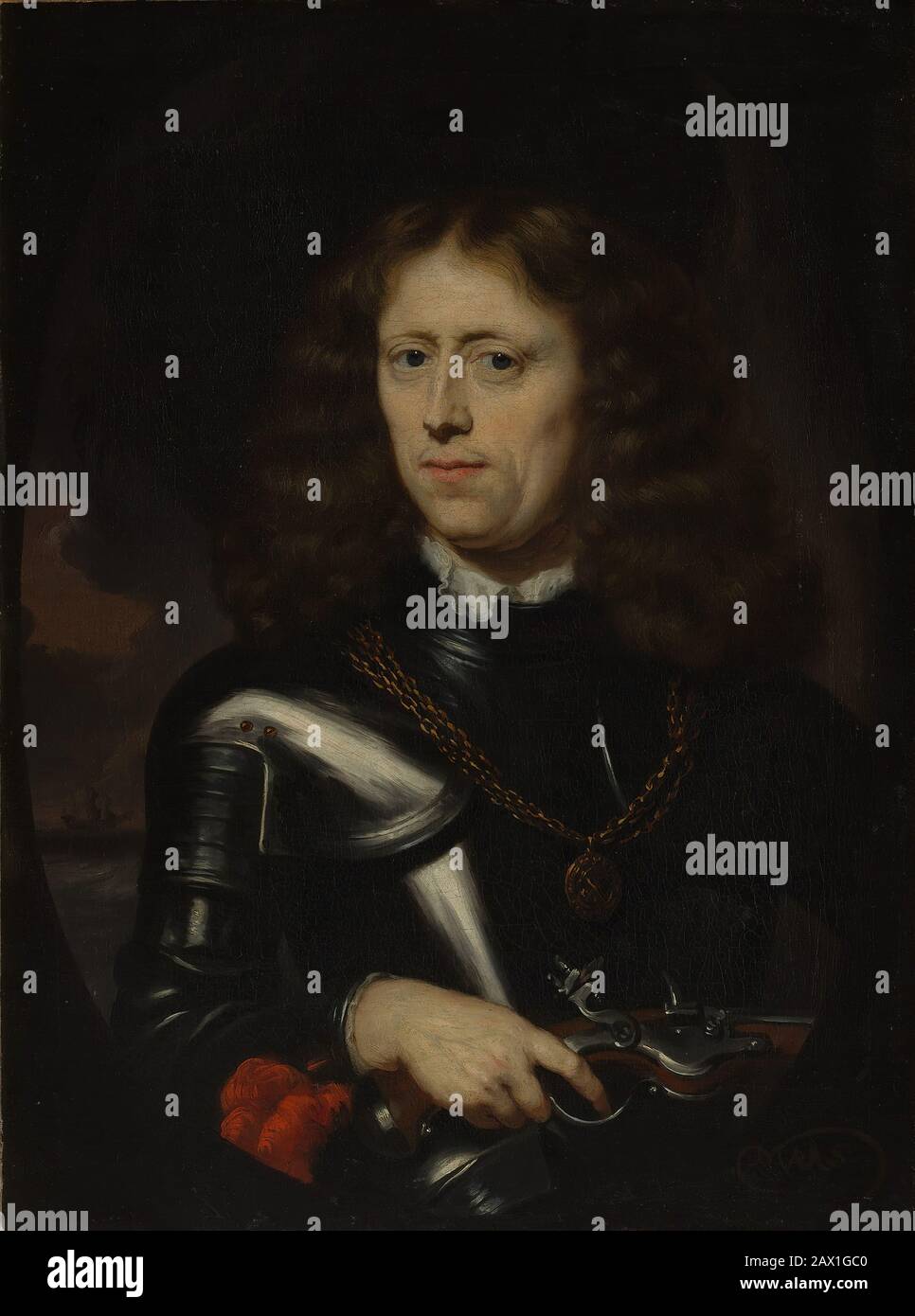 Admiral Jacob Binkes (born about 1640, died 1677), . Stock Photo