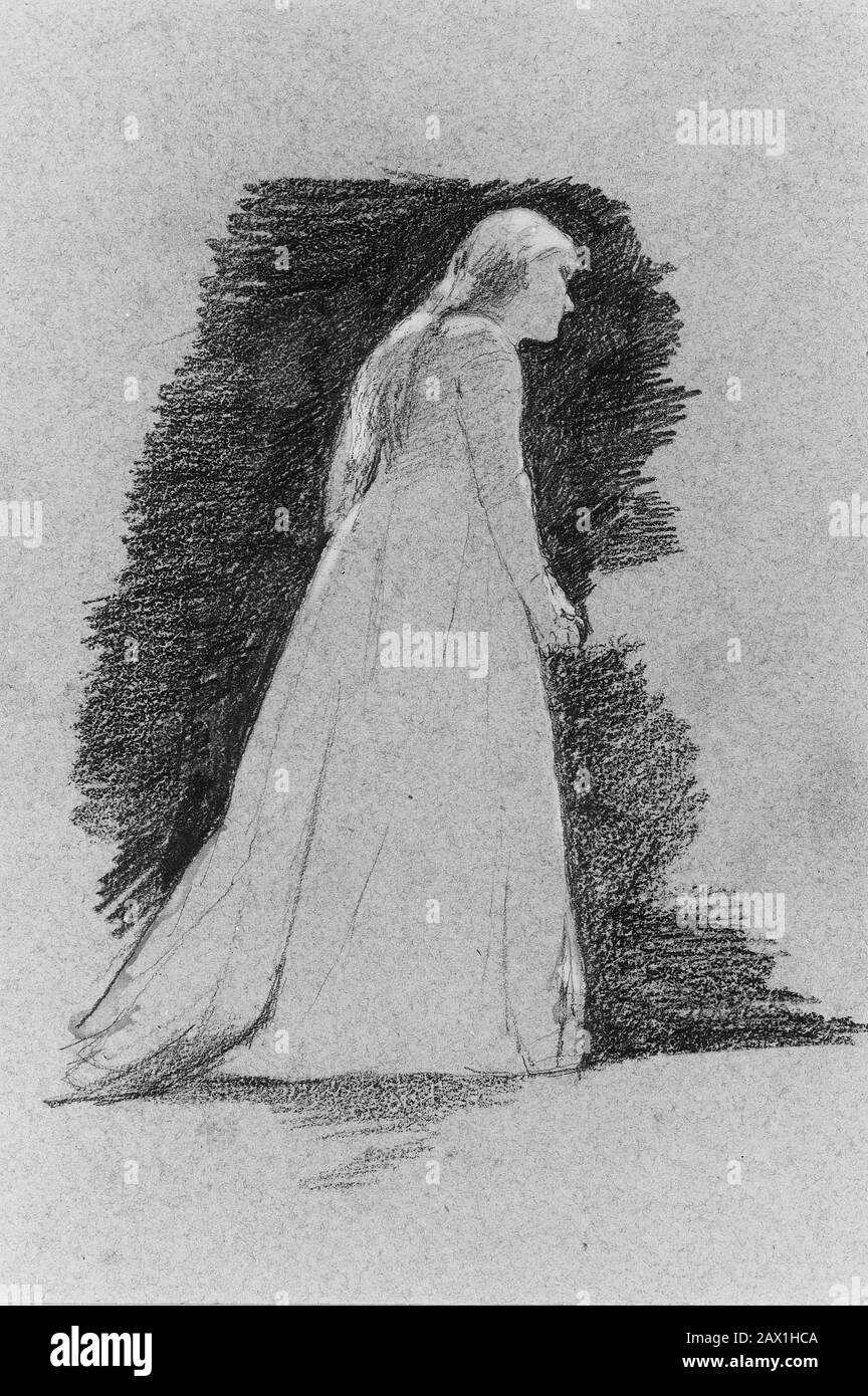 Standing Woman, ca. 1881-82 Stock Photo - Alamy