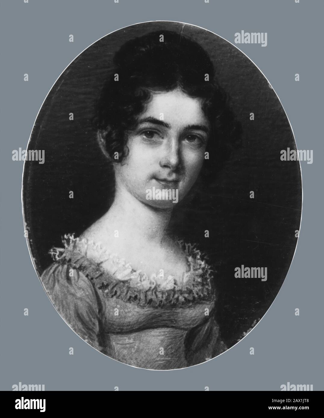 Mrs. Thomas Larcombe (Anna Smith), 1818. Stock Photo