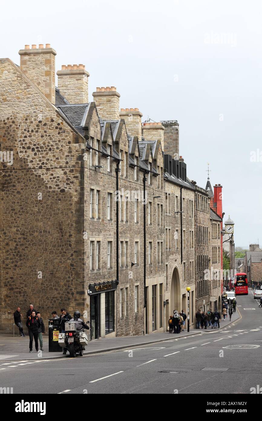 1979年冬エディンバラ・Canon Gate写真1979年1月11日 Canongate edinburgh hi-res stock photography and images - Alamy