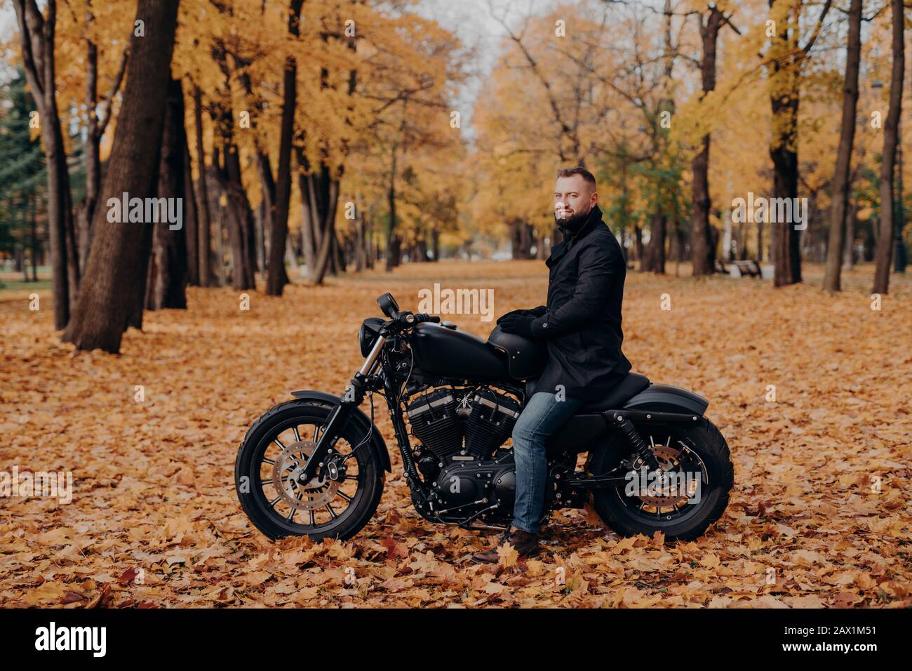 black coat orange inside