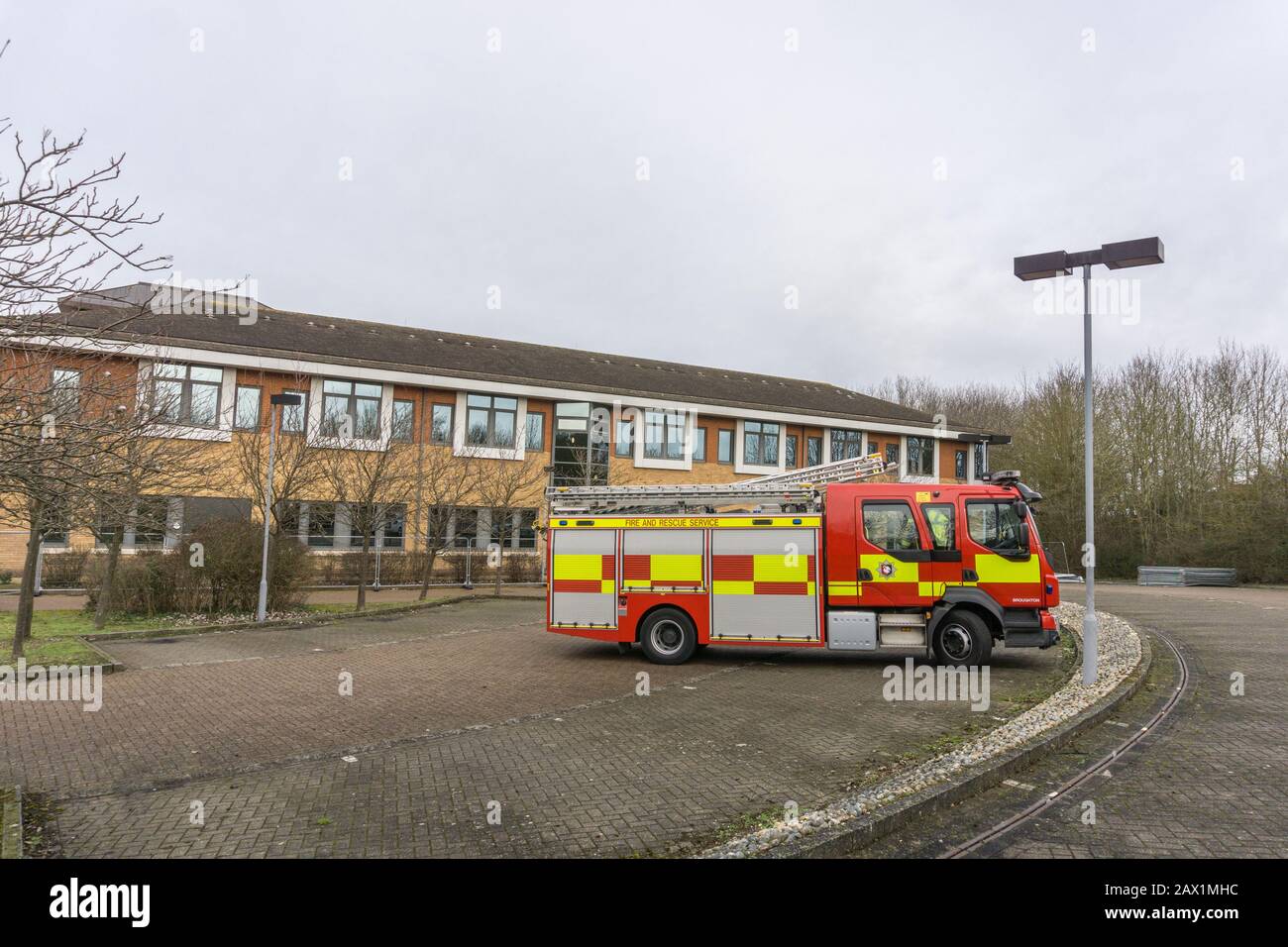 Lapwing House used in February 2019 as a quarantine centre for coronavirus; Kents Hill Conference Centre, Milton Keynes, UK Stock Photo