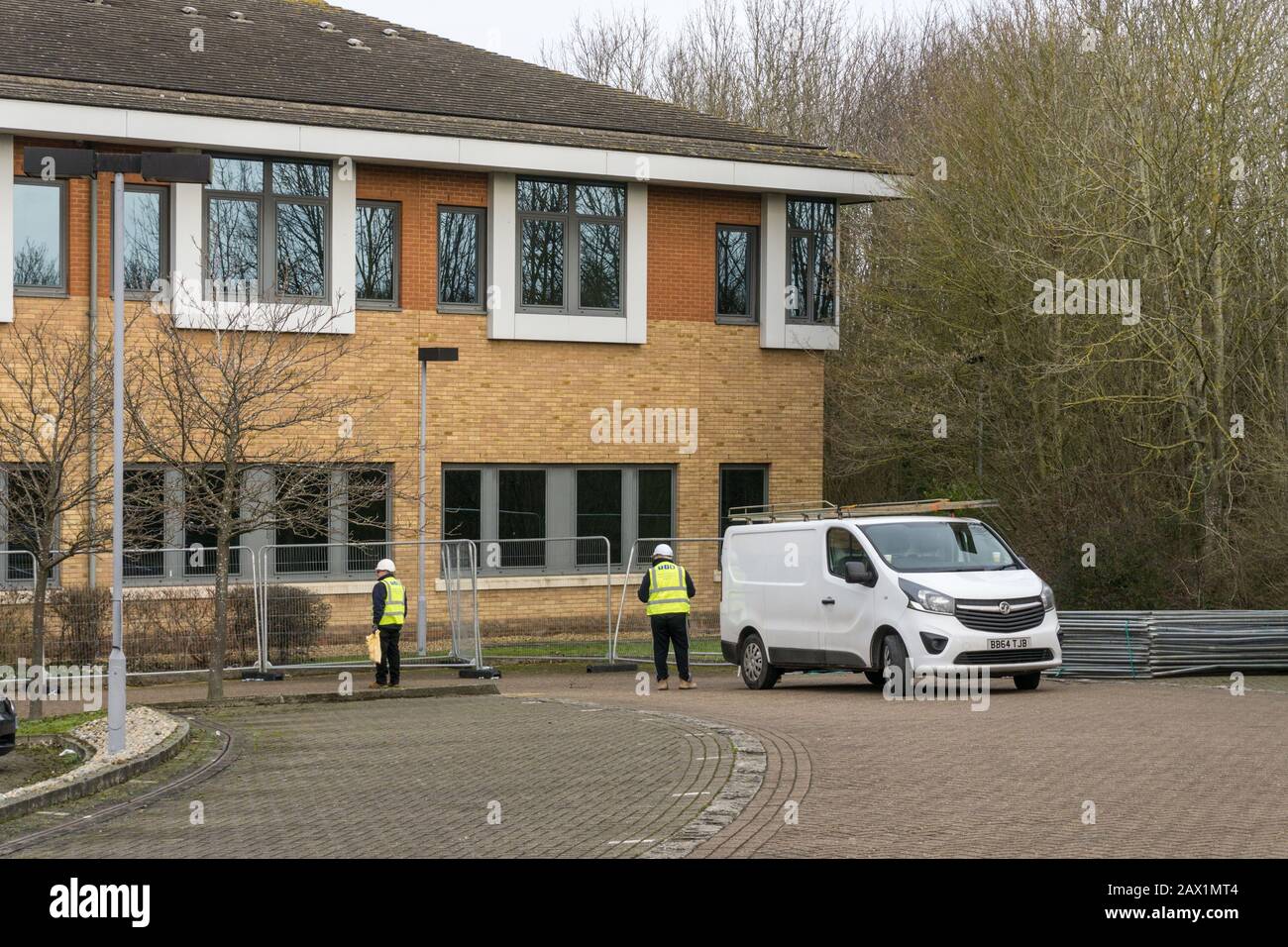 Lapwing House used in February 2019 as a quarantine centre for coronavirus; Kents Hill Conference Centre, Milton Keynes, UK Stock Photo