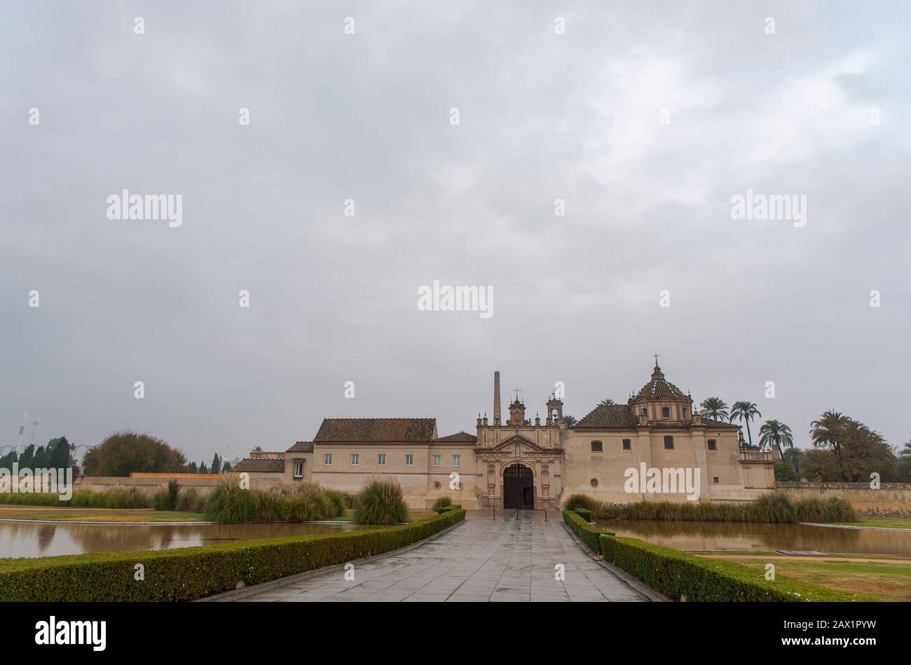 Seville, Royal Monastery of the Carthusian Monastery of Santa Maria de las Cuevas Stock Photo