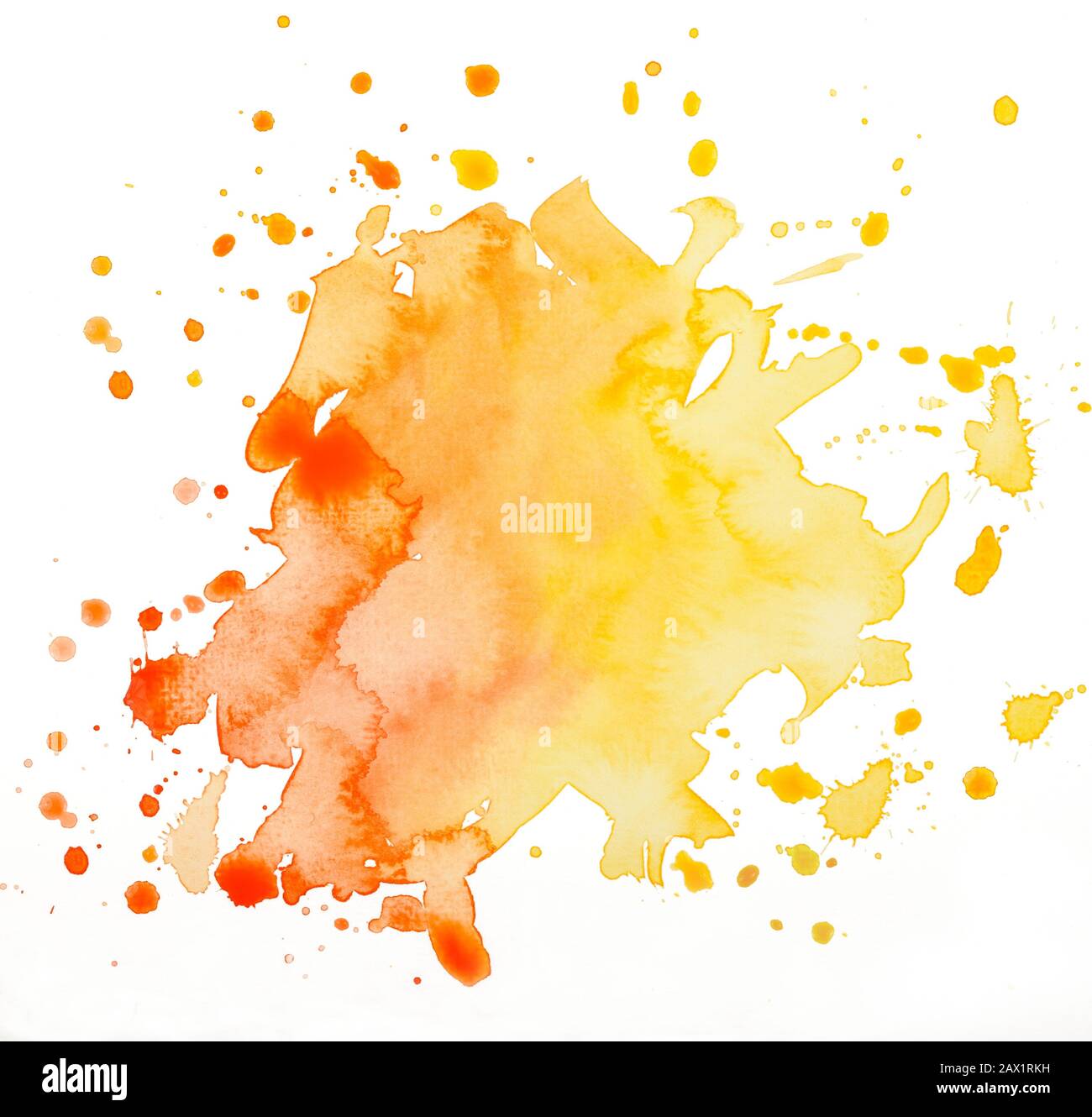 Orange paint splatter hi-res stock photography and images - Alamy