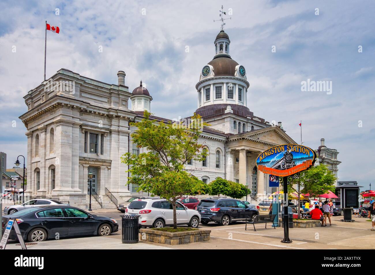 The City Hall in downtown Kingston Ontario Canada Stock Photo