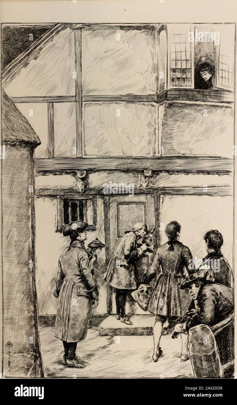 The works of Henry Fielding . but was no sooner made sensible of theirdanger than he leaped from his bed, without consid-ering the presence of Fanny, who hastily turned herface from him, and enjoyed a double benefit from thedark, which, as it would have prevented any offence,to an innocence less pure, or a modesty less delicate,so it concealed even those blushes which were raisedin her. Adams had soon put on all his clothes but hisbreeches, which, in the hurry, he forgot; however,they were pretty well supplied by the length ofhis other garments; and now, the house-door be-ing opened, the capta Stock Photo