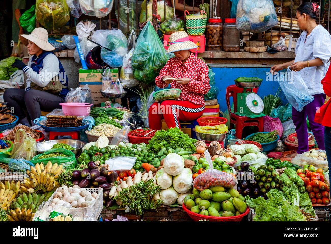 Fruit and Vegetables For Sale At The Psar Nath Market (Central Market ...