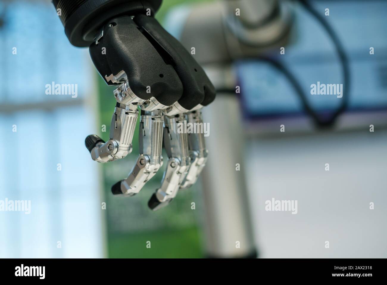 Robot Hand Material Artificial metal and plastic robotic hand Stock Photo - Alamy