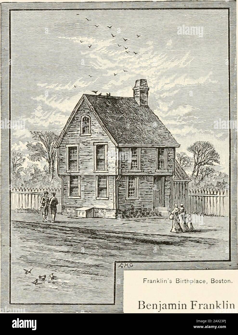 Inventors . ory of his work as aninventor. We all know, or ought to know, thatBenjamin, the fifteenth child of Josiah Franklin,the Boston soap-boiler, was born in that townon the i/th of January, 1706, and established him-self as a printer in Philadelphia in 1728. Thathe prospered and founded the Gazette a fewyears later, and became Postmaster of Phila-delphia in 1737; that after valuable services tothe Colonies as their ao;ent in England, he o o was appointed United States Minister at theCourt of France upon the Declaration of Inde-pendence ; and that in 1782 he had the supremesatisfaction of Stock Photo