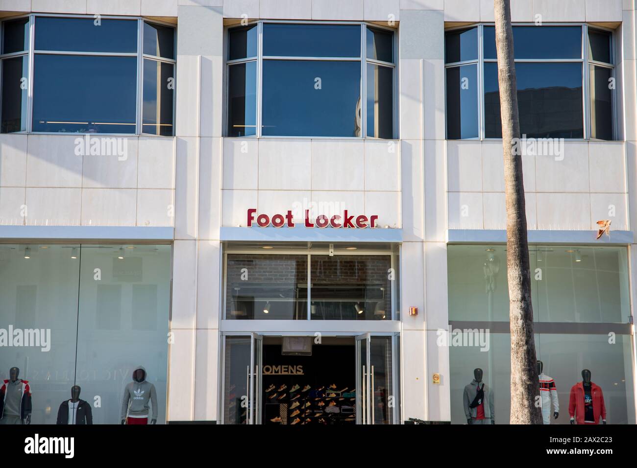 Foot locker shoes and sport shop in los angeles Stock Photo - Alamy