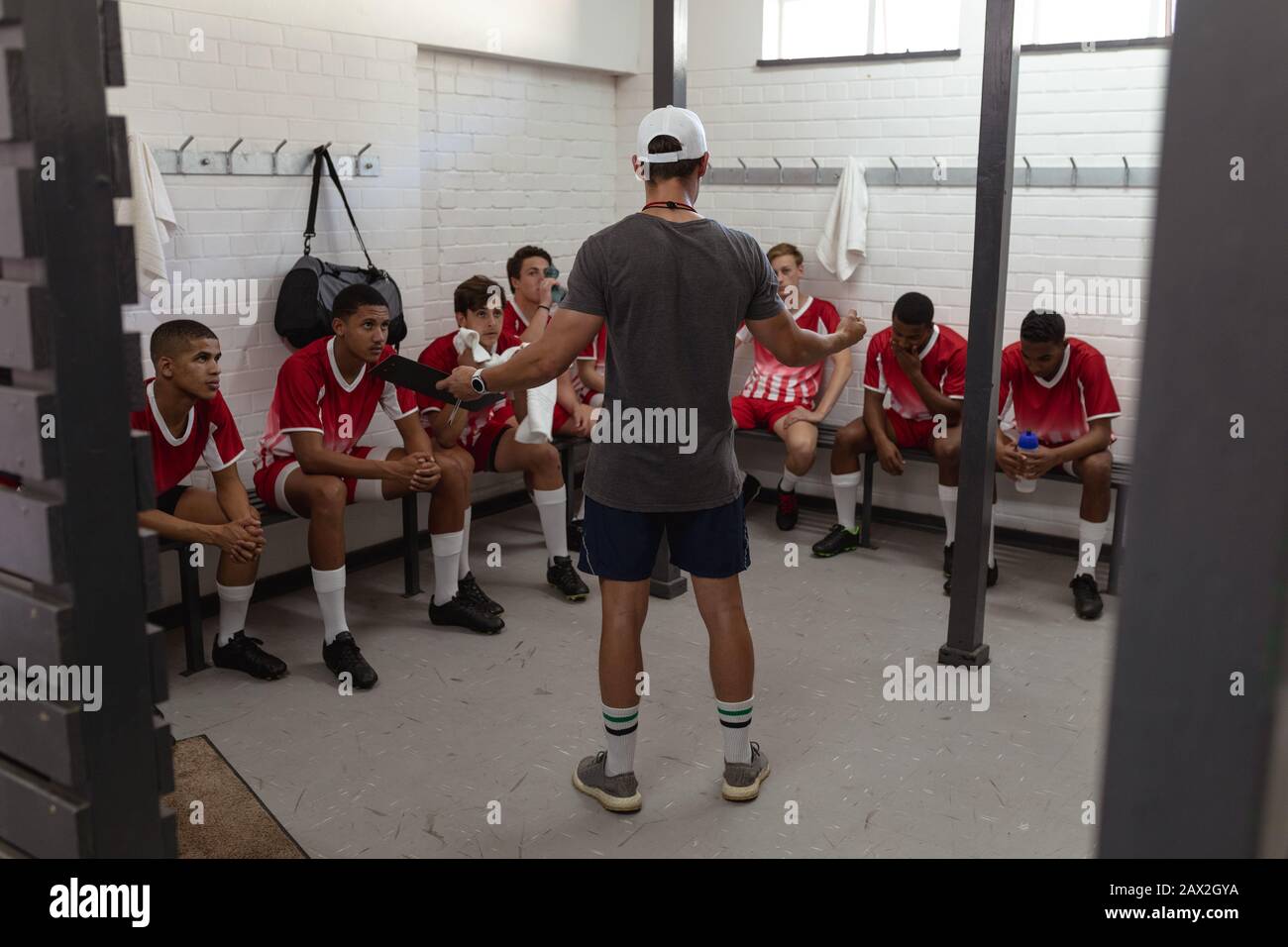 Players and locker room hires stock photography and images Alamy