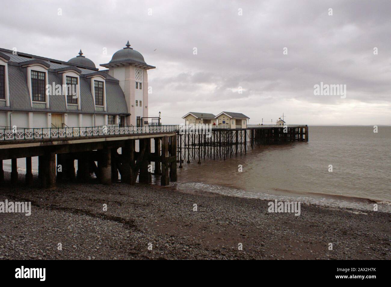 Penarth pier Victorian building in south wales Stock Photo Alamy