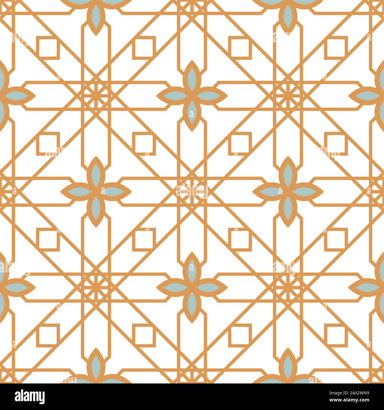 Geometric lines seamless pattern tile design. Geometry shapes background wrap. Stock Vector