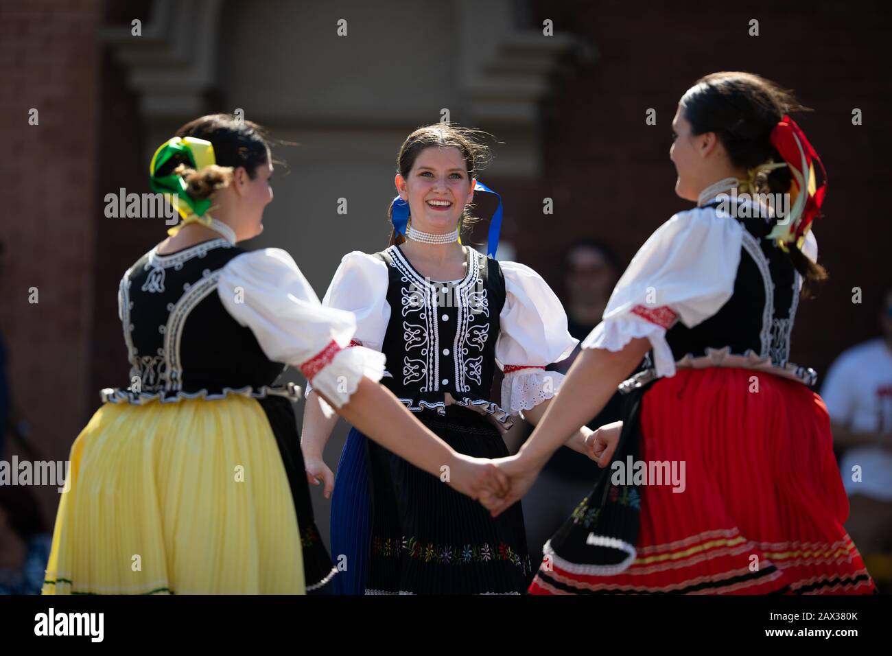 Whiting, Indiana, USA July 27, 2019 Pierogi Fest, Ladies wearing