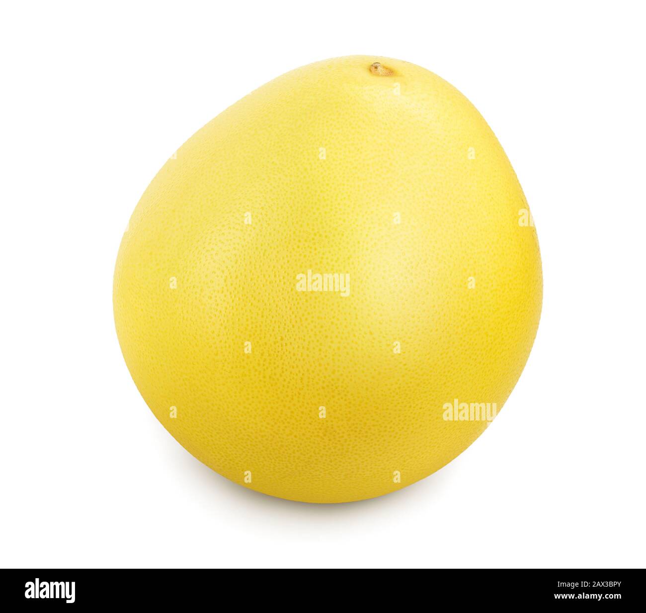 Whole pomelo isolated on white background closeup Stock Photo