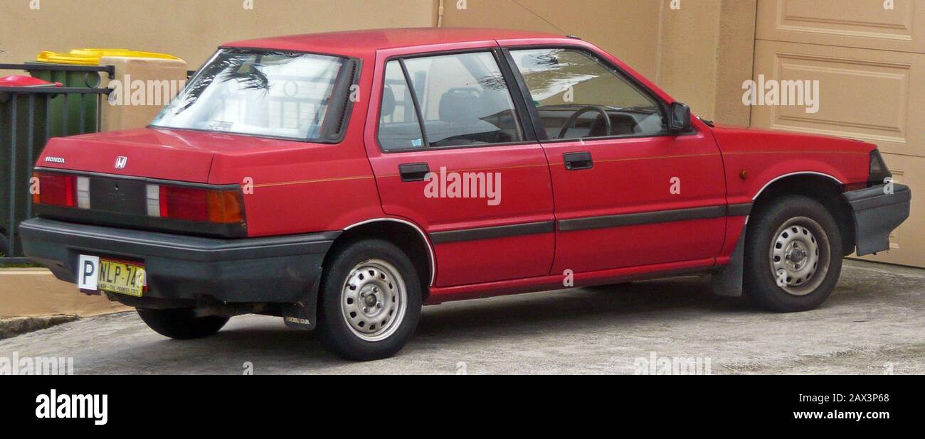 English 1985 Honda Civic Ak Sedan Photographed In Cronulla New South Wales Australia 21 June 2010 Own Work Osx Stock Photo Alamy