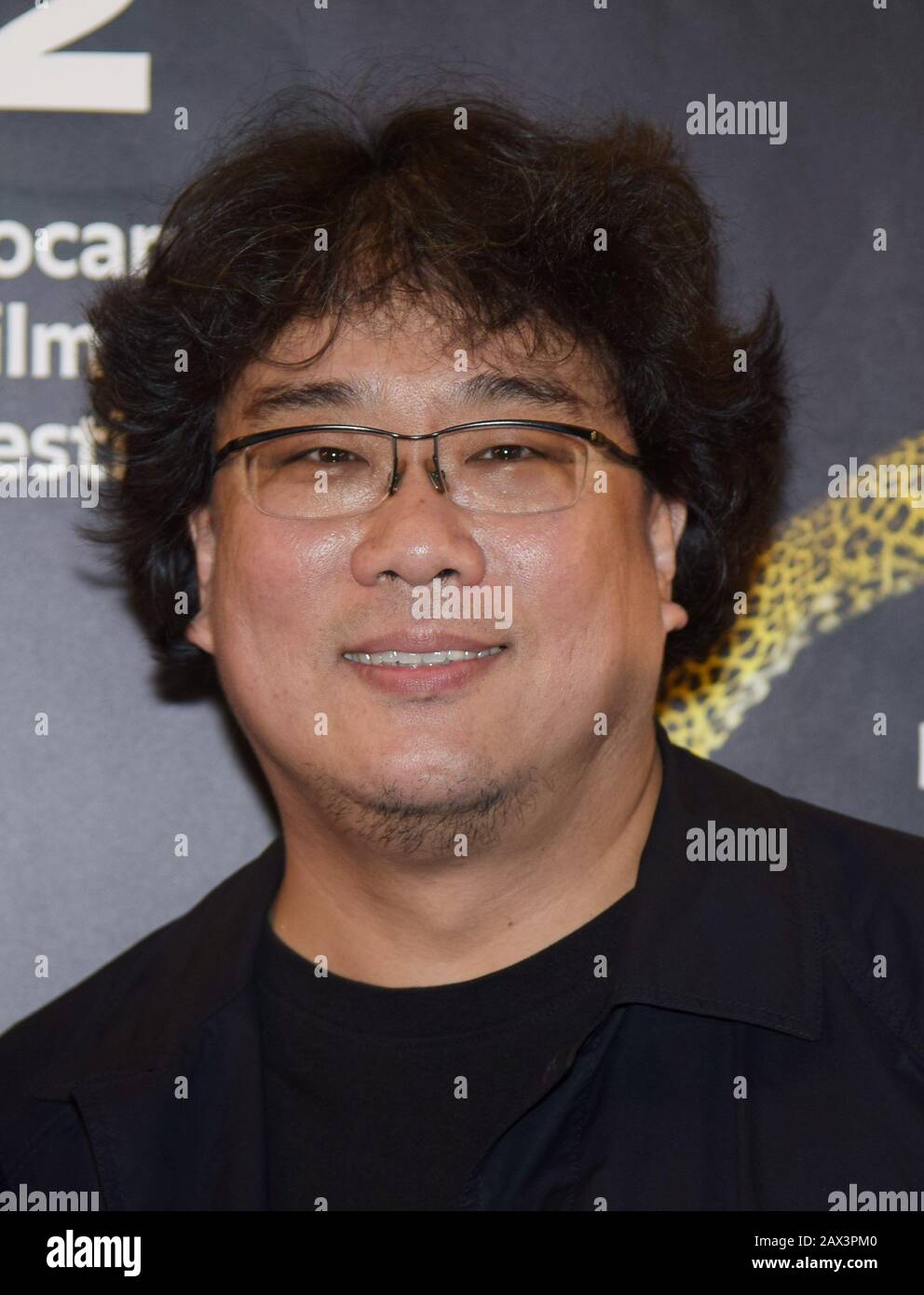 Milan, Italy. 10th Feb, 2020. Locarno, Switzerland Locarno Film Festival 2019 Switzerland, Red carpet For the film Parasite by director BONG Joon-ho, SONG Kang-ho actor receives the Excellence Award In the picture: director BONG Joon-ho Credit: Independent Photo Agency/Alamy Live News Stock Photo