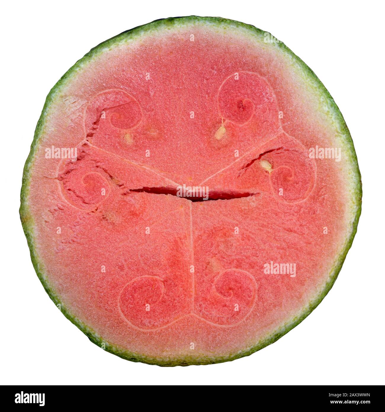 Watermelon (Citrullus lanatus), sliced, Germany Stock Photo