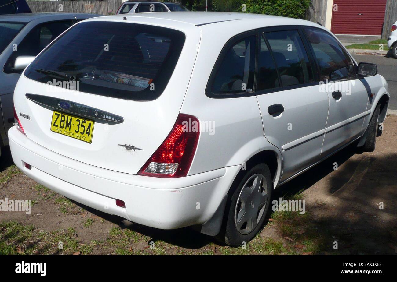 English: 2001–2002 Ford Laser (KQ) LXi hatchback. Photographed in  Sutherland, New South Wales, Australia.; 19 December 2008; Own work; OSX  Stock Photo - Alamy