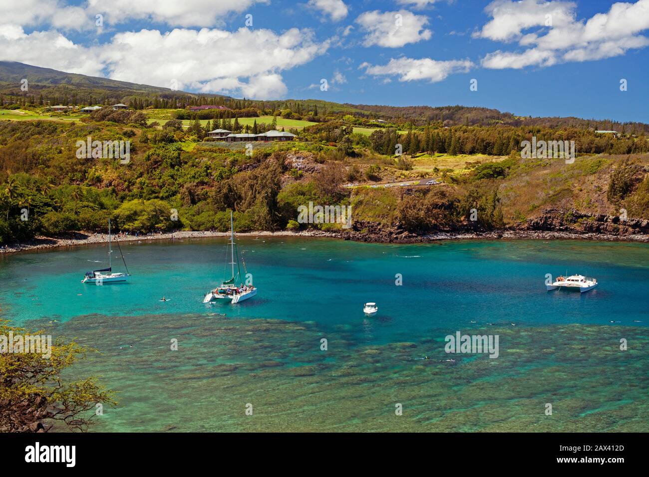 Honolua Bay, Maui, Hawaii. A great place to snorkel Stock Photo Alamy