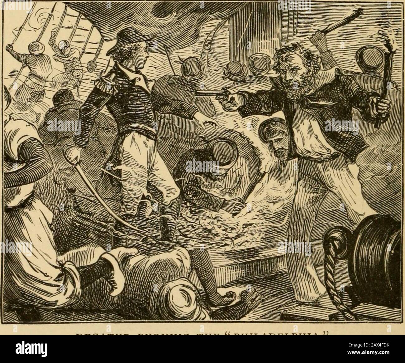 Lieutenant Decatur Young folks' history of the United States . LIEUTENANT DECATUR. 238 ...