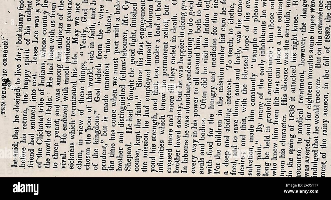 Ten Years In Oregon Jr T A R Rk Rj Rijii I Rrr Gwipjb 11 Itfhiita 2 S S 2 2 2 C C Gt C I I R Tdo Tr J I J O E O