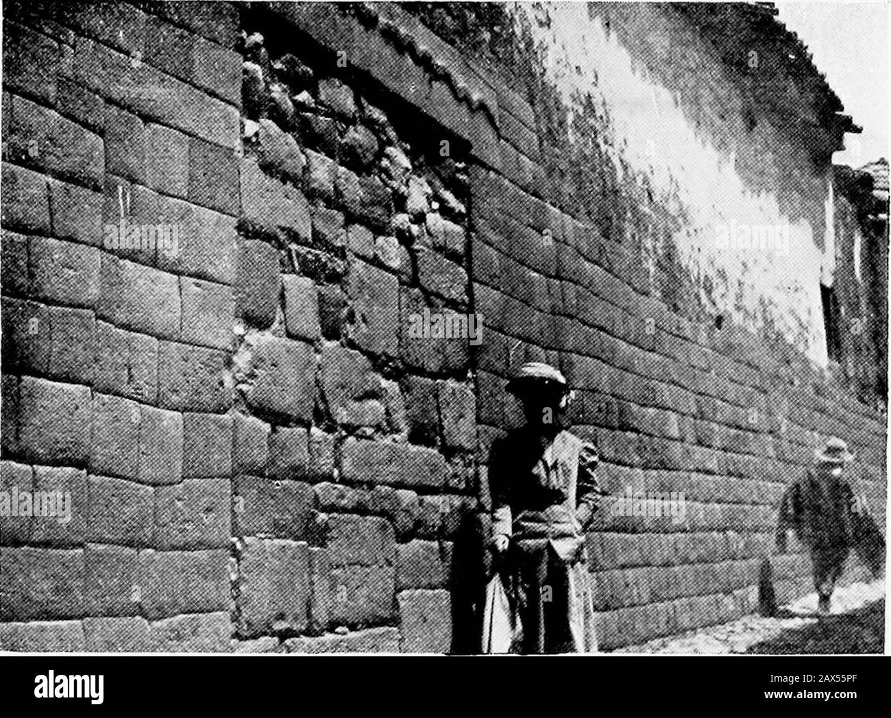 Under the Southern cross in South America . CYCLOPEAN WALL, PALACE OF ...