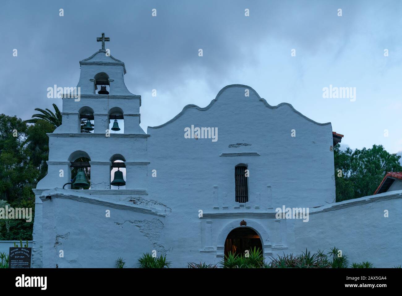 Spanish mission in San Diego, California Stock Photo Alamy