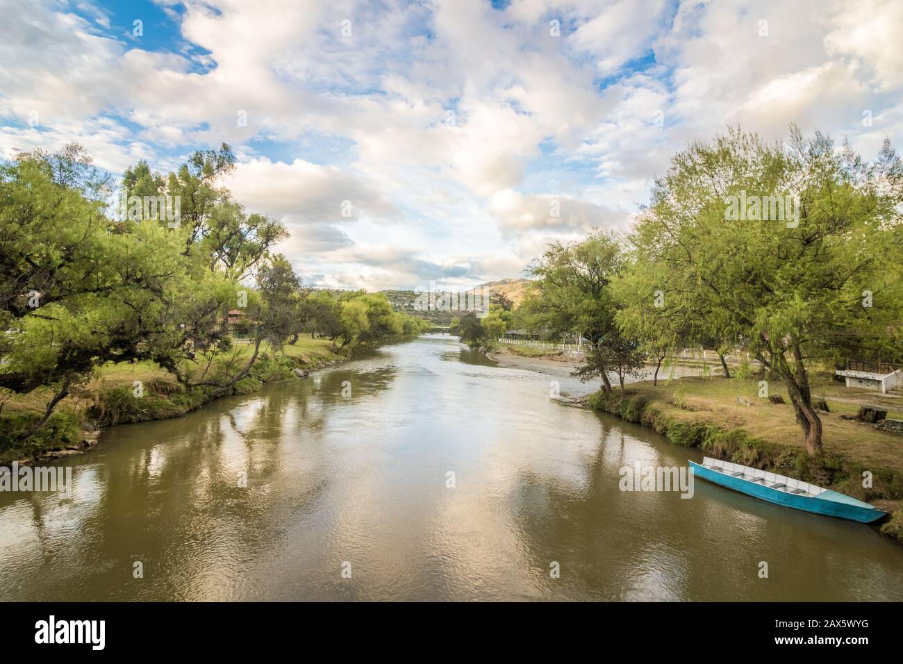 Orillas de gualaceo Stock Photo Alamy
