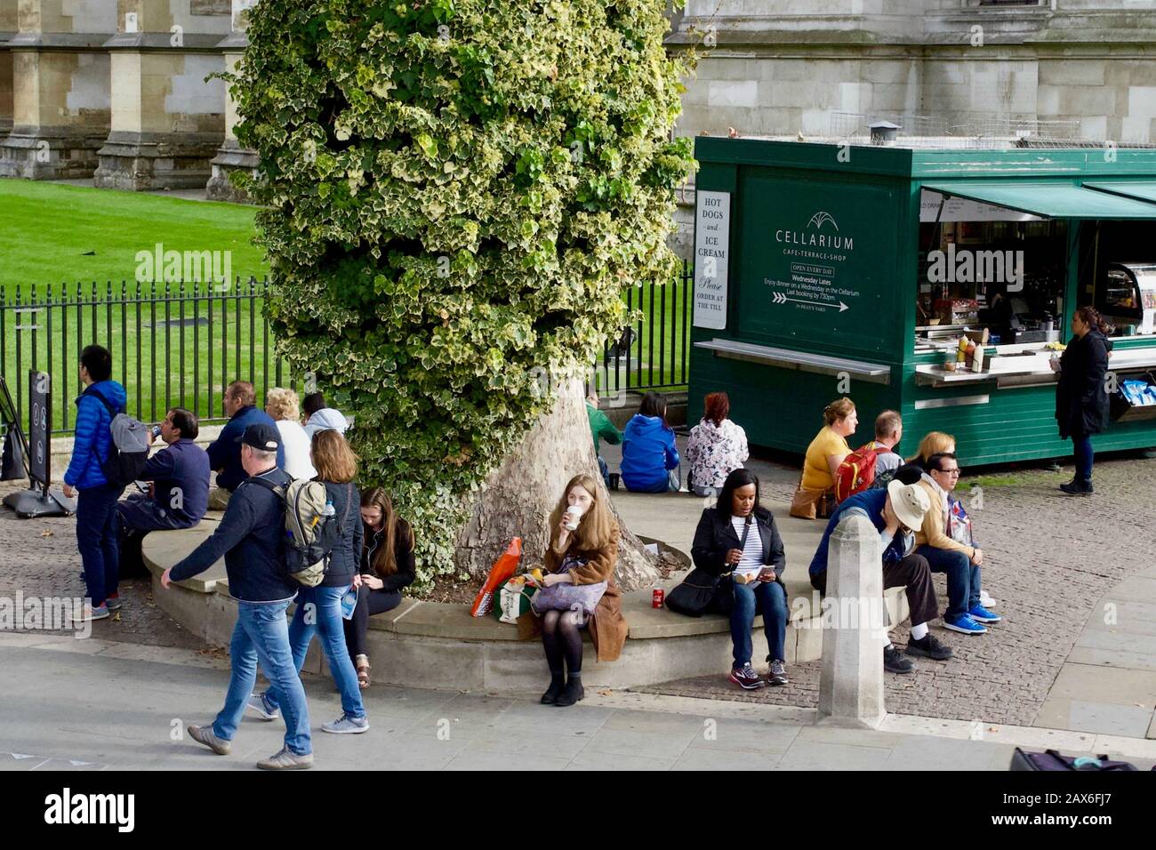 Lunchtime, London, England. Stock Photo