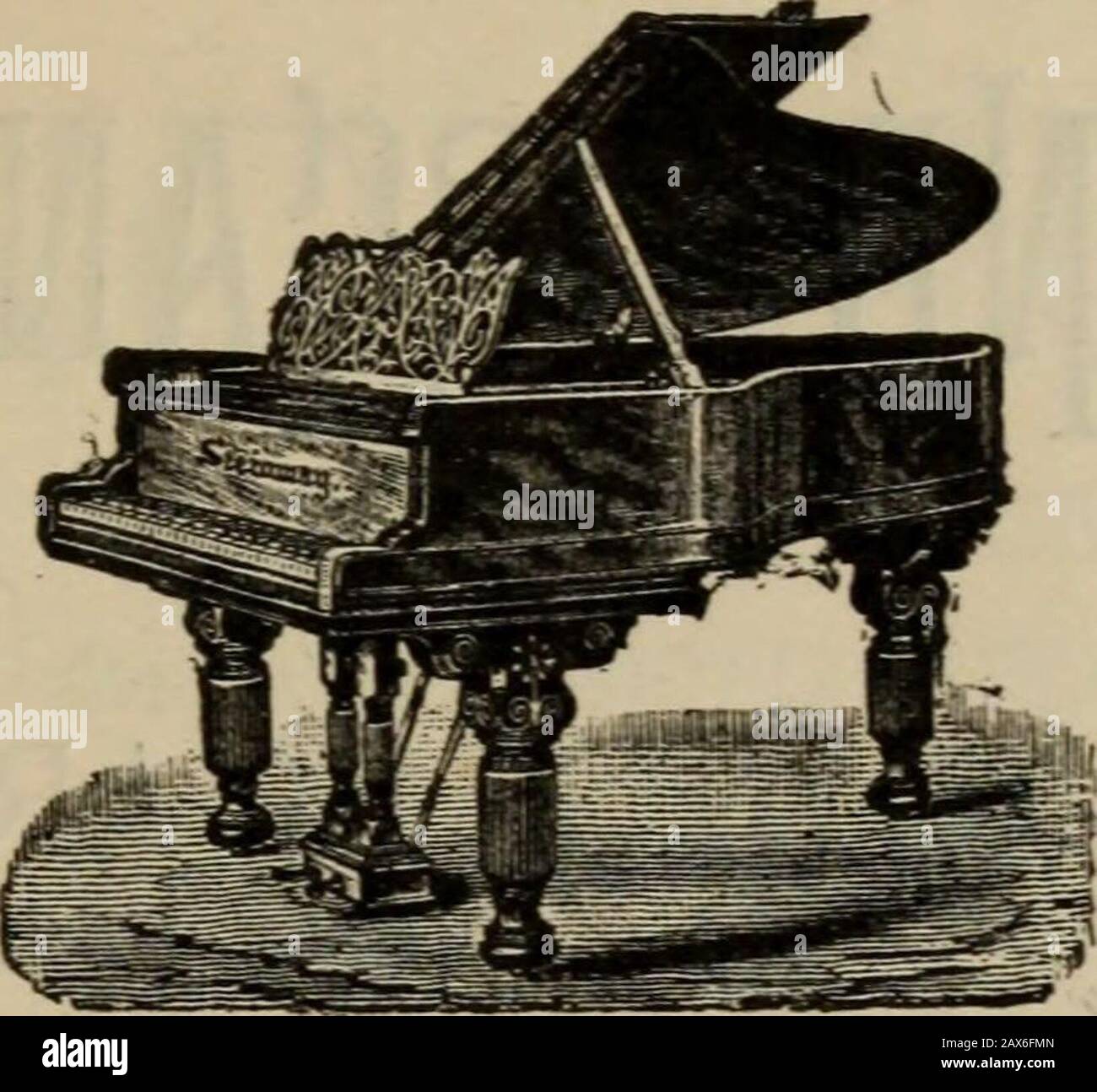 History of the American pianoforte : its technical development, and the  trade . STEIN WAY * GRAND PIANOS $. £ P jp UPRIGHT PIANOS The recognized  Standard Pianos of the world, pre-eminentlv