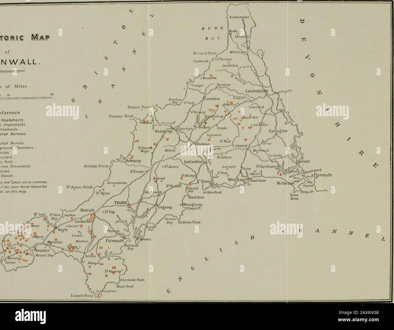 The Victoria History Of The County Of Cornwall H A N Jv Between Pages 352 And 355 F Piihj U St Mu E Ma Co R N Wall Scalp Of Milps4 G