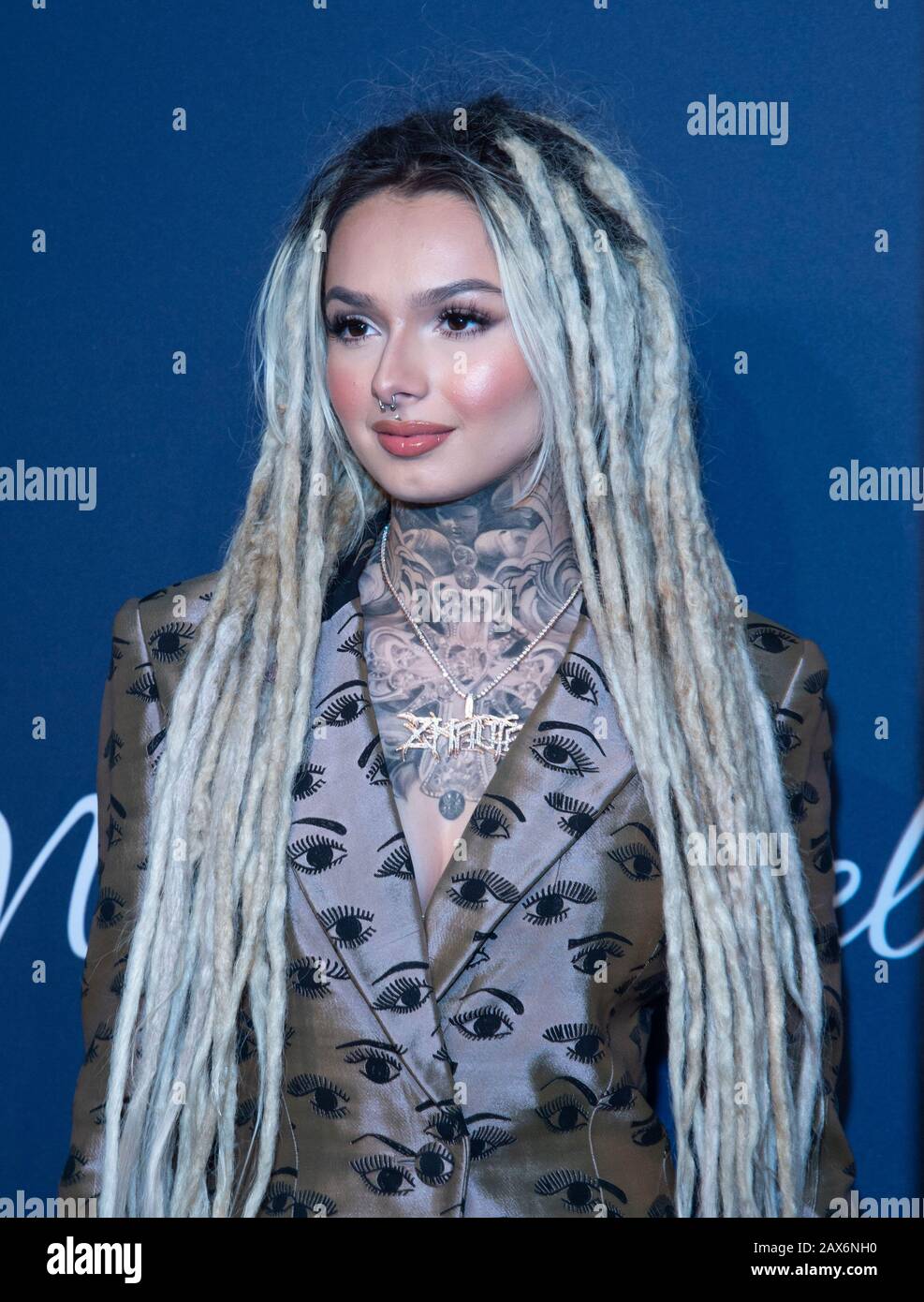 New York, NY - February 5, 2020: Zhavia Ward attends the 2020 amfAR New