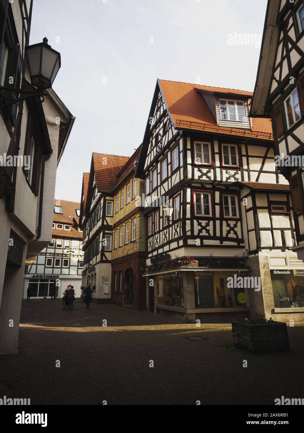 Halftimbered house in Bad Urach, BadenWuerttemberg, Germany Stock